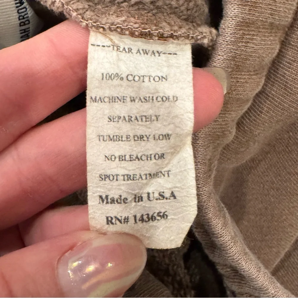 Joah Brown EMPIRE JOGGER in COCOA FRENCH TERRY cotton size XS/Small - Picture 12 of 12